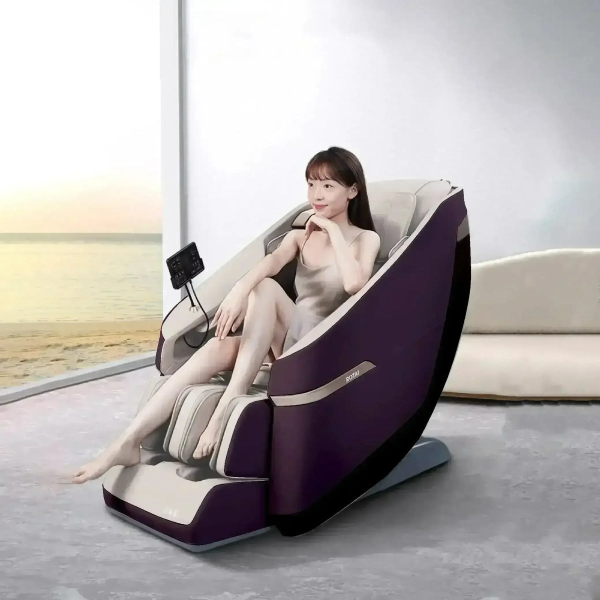 Jimny Massage Chair Red (Pre-Owned) - Rotai Health - Best Massage Chair in Dubai UAE - Shop massage chairs in UAE, Saudi Arabia -Therapy Massage Chairs - Back, Neck, & Leg Pain Relief