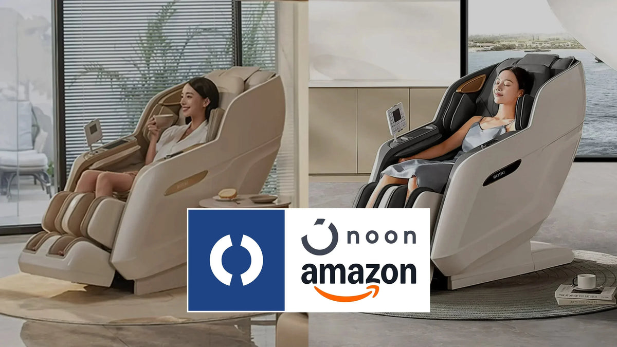 Buy Full Body Massage Chair on Amazon & Noon - Rotai - Best Massage Chair in Dubai UAE - Shop massage chairs in Dubai, UAE, Abu Dhabi -Therapy Massage Chairs - Back, Neck, & Leg Pain Relief