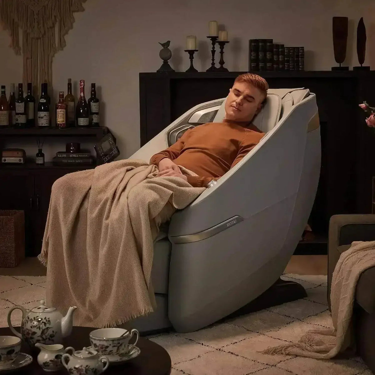 Ekanite 2 in 1 Massage Chair and Sofa (Grey) massage chair UAE