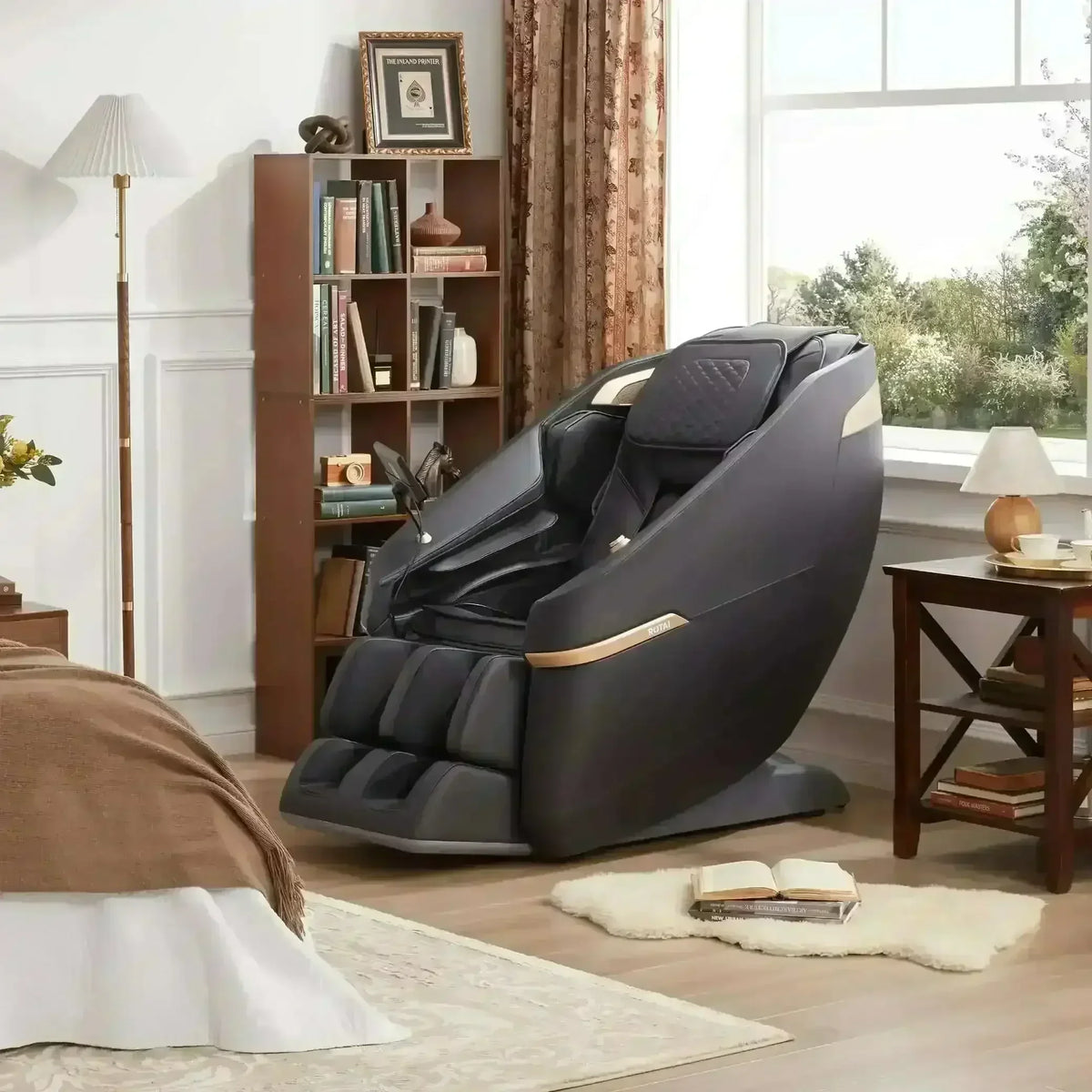 Ekanite 2 in 1 Massage Chair and Sofa - Black (Pre-Owned) - Rotai Health - Best Massage Chair in Dubai UAE - Shop massage chairs in UAE, Saudi Arabia -Therapy Massage Chairs - Back, Neck, & Leg Pain Relief