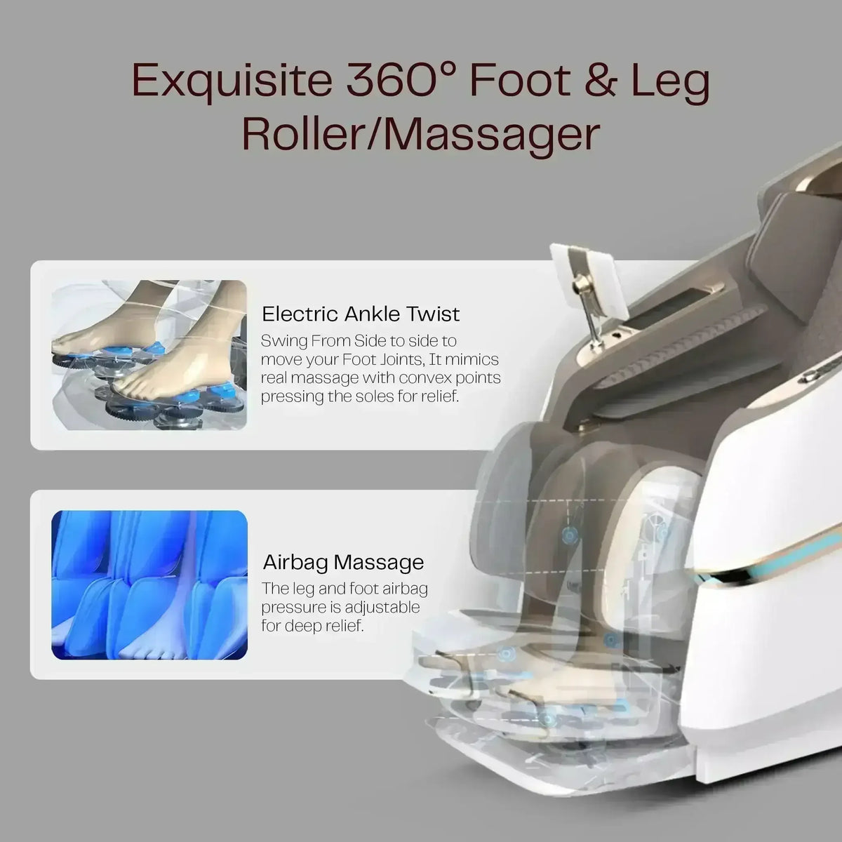 Royal Magestic Pro Max Massage Chair - Rotai - Best Massage Chair in Dubai UAE - Shop massage chairs in UAE, Saudi Arabia -Therapy Massage Chairs - Back, Neck, & Leg Pain Relief