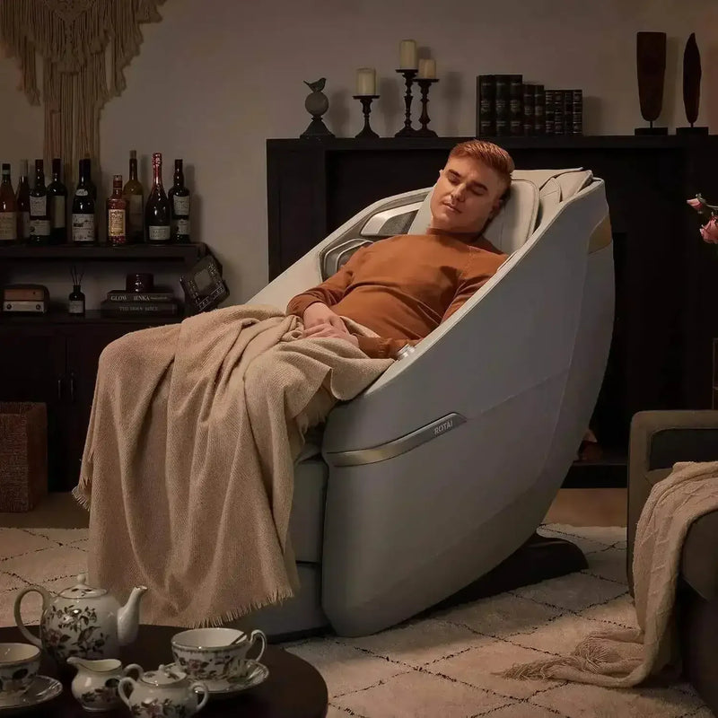 Ekanite 2 in 1 Massage Chair and Sofa Grey (Pre-Owned) - Rotai Health - Best Massage Chair in Dubai UAE - Shop massage chairs in UAE, Saudi Arabia -Therapy Massage Chairs - Back, Neck, & Leg Pain Relief